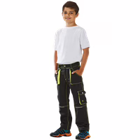 Planam Junior Bundhose anthrazit/gelb 122/128