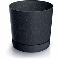 Prosperplast Blumentopf TUBO P Eco Wood Anthrazit 12