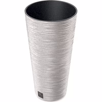 Prosperplast Blumentopf FURU SLIM Eco Wood Weiß 25 cm