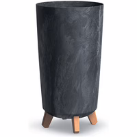 Prosperplast Blumentopf GRACIA TUBUS SLIM Betoneffekt Anthrazit...