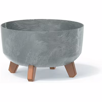 Prosperplast Blumentopf GRACIA LOW Betoneffekt Beton 28