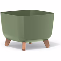 Prosperplast Blumentopf GRACIA SQUARE Grün 29 cm