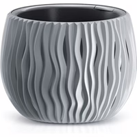 Prosperplast Blumentopf BOWL SANDY Grau 18 cm