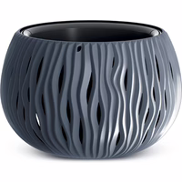 Prosperplast Blumentopf BOWL SANDY Anthrazit 23