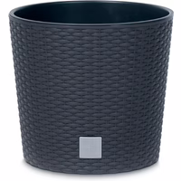 Prosperplast Blumentopf RATO ROUND Anthrazit 20 cm