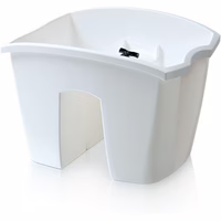 Prosperplast Blumenkasten CROWN Weiß 24