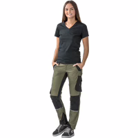 Planam Norit Damen Bundhose oliv/schwarz 40