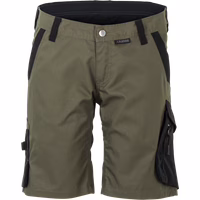 Planam Norit Damen Shorts oliv/schwarz S