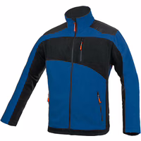 Polar Winter Fleece-Jacke aus Polyester 300 g/m² Blau 3XL