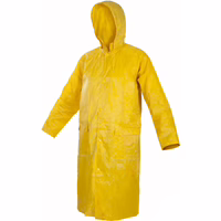 PPN Regenfester Parka aus Nylon Gelb XL