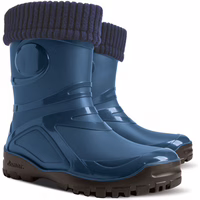 YOUNG 2 FUR Thermo Gummistiefel Dunkelblau 39