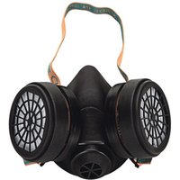 Atemschutz Halbmaske mit Filtern P3