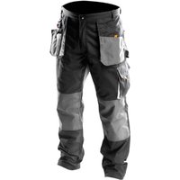 Profi-Arbeitshose grau/schwarz (neo) XL