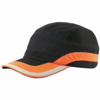 Anstoßkappe schwarz/orange