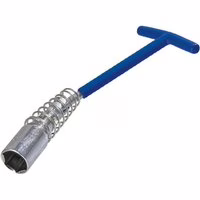 Zündkerzenschlüssel mit Gelenk T-Griff 21mm CrV