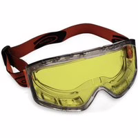 Vollsichtschutzbrille mit gelben Visier