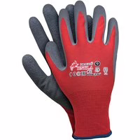 Arbeitshandschuhe Latex rot 7