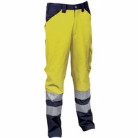 Cofra Warnschutzhose mit Reflexstreifen gelb L