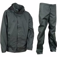 Cofra Regenanzug 2 tlg. 100% Polyester mit PU grün S