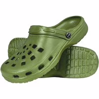 Clogs mit Fersenriemen grün 44