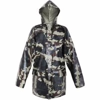 Regenjacke camouflage XL