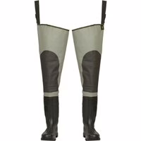 Watstiefel olivegrün mit Knieverstärkung 39