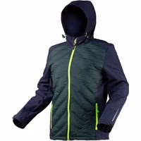 Softshelljacke mit Steppfutter