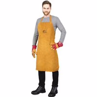 Schweißerschürze aus Rind-Spaltleder mit Kevlar-Nähten 70x100 cm