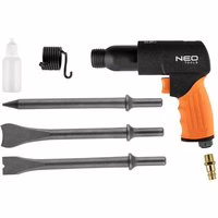 7 tlg. Druckluft Meißelhammer Set