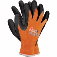 Arbeitshandschuhe aus Strickgewebe mit Latexbeschichtung Orange 11