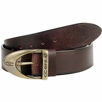 Cofra Ledergürtel STREET Braun 135 cm