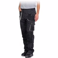 Arbeitshose für Herren in Grau mit Kniepolstertaschen Gr. 48