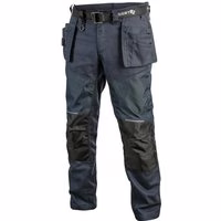 Högert Arbeitshose mit Werkzeugtaschen "Nekar" in Blau M