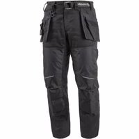 Högert Arbeitshose mit Werkzeugtaschen "Nekar" in Schwarz 3XL