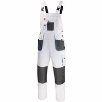 Arbeitslatzhose weiß mit Kniepolstertaschen 52