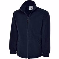 Extra dicke Unisex Fleecejacke 300 g/m² Antipilling Dunkelblau 4XL