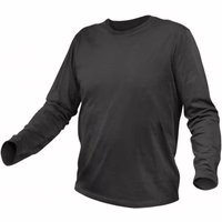 Högert Herren Langarmshirt / Longsleeve "Ilm" 100% Baumwolle Grau S