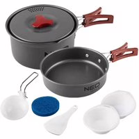 7-in-1 Camping Kochgeschirr Set 420 g in Netzbeutel