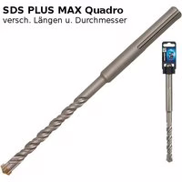 Quadro SDS MAX Hammerbohrer S4 32 mm 600 mm