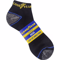GOODYEAR 5er Pack Arbeitssocken knöchelhoch Schwarz/Grau (2