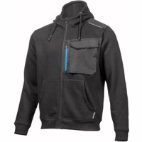 Högert Arbeits-Sweatjacke mit Kapuze schwarz "Theo" XL