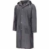 Högert PVC-Regenmantel dunkelgrau "Ausser" L