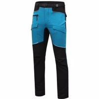 Högert 2-Wege-Stretch Arbeitshose "Beelitz" blau/schwarz M
