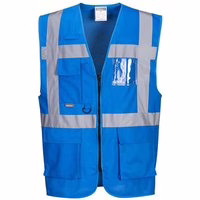 Portwest Iona Warnweste F476 Hellblau XXL