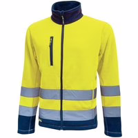 U-POWER Warnschutz-Fleecejacke Boing gelb 3XL