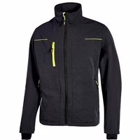 U-POWER Softshelljacke Pluton schwarz carbon 5XL