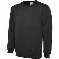 Classic Sweatshirt Schwarz 6XL 300 g/m²