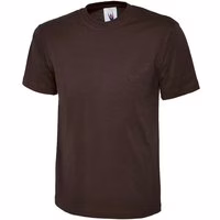 Classic T-Shirt Braun 2XL 180 g/m² 100 % Baumwolle