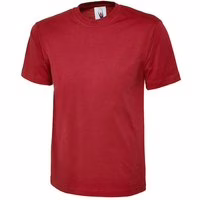 Classic T-Shirt Rot 3XL 180 g/m² 100 % Baumwolle