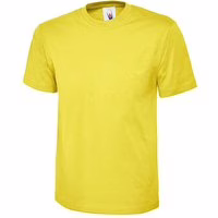 Classic T-Shirt Gelb 5XL 180 g/m² 100 % Baumwolle
